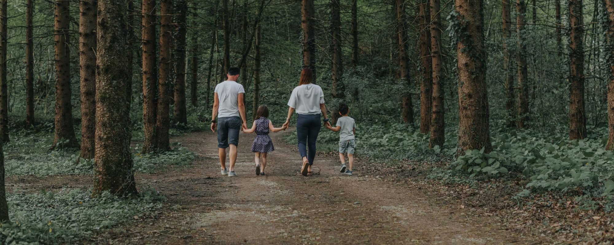 družinsko fotografiranje v naravi